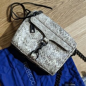 Mini Rebecca Minkoff Snakeskin purse